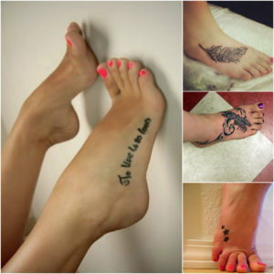 Get Beautiful Tattoo Design Inked on Your Foot - Top Beauty Magazines