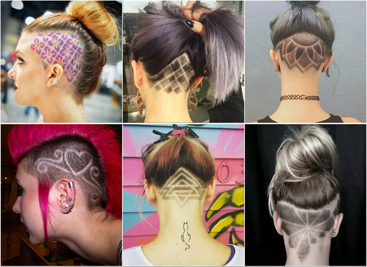 Heard About Womens Hair Tattoo Designs Try One Of Them For Fun Sake