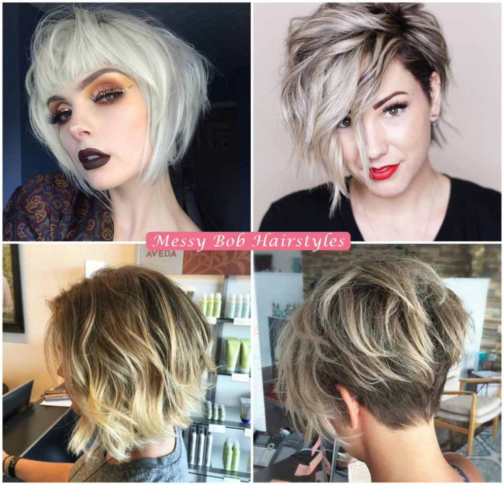 Messy Bob Hair Cut | Bob Hairstyles for Women