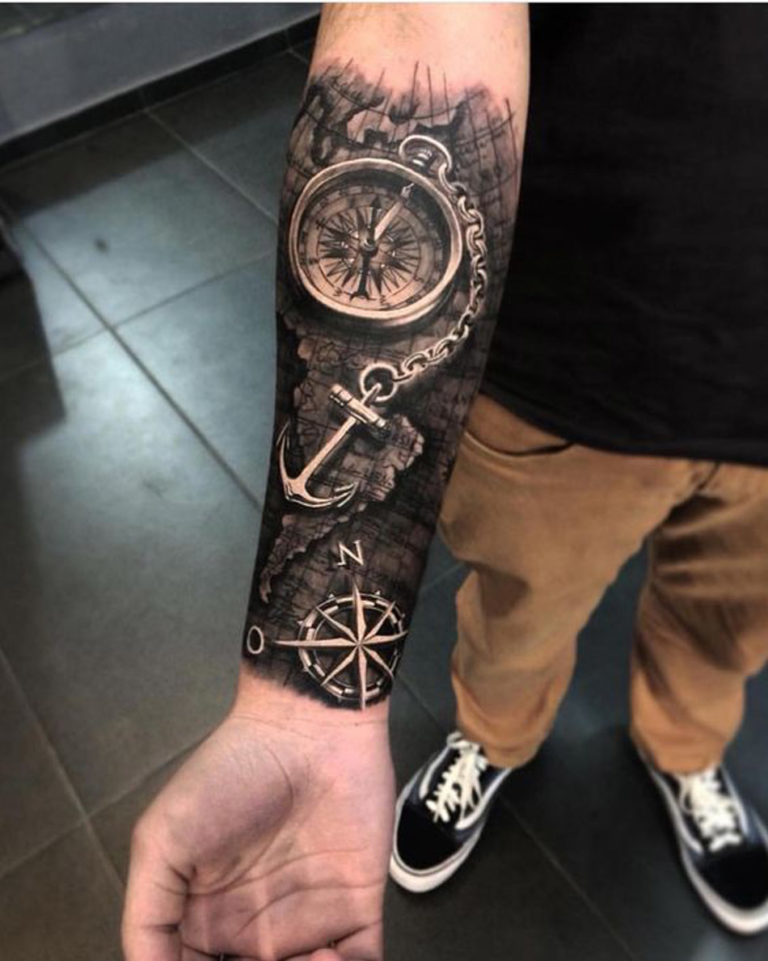 Compass Tattoo Designs - 25 Ideas - Top Beauty Magazines