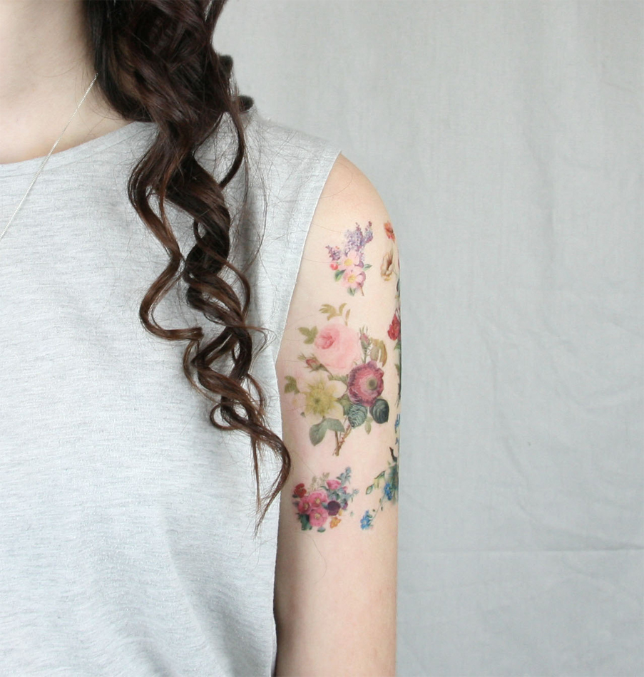 flower tattoo design