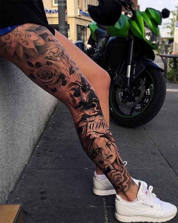 15 Best Leg Tattoo Design Ideas Top Beauty Magazines