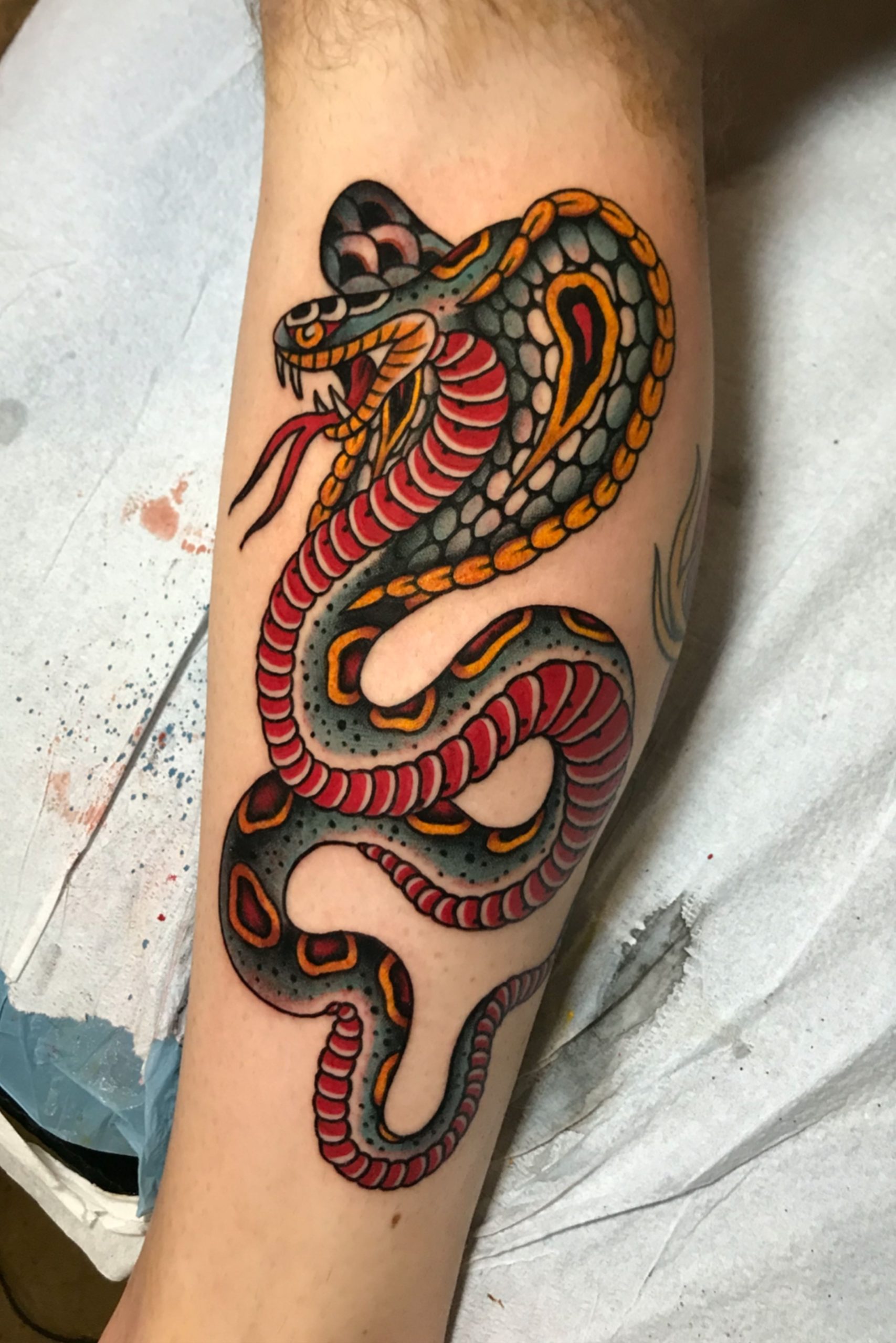 Snake Tattoo That Is Hypnotizing