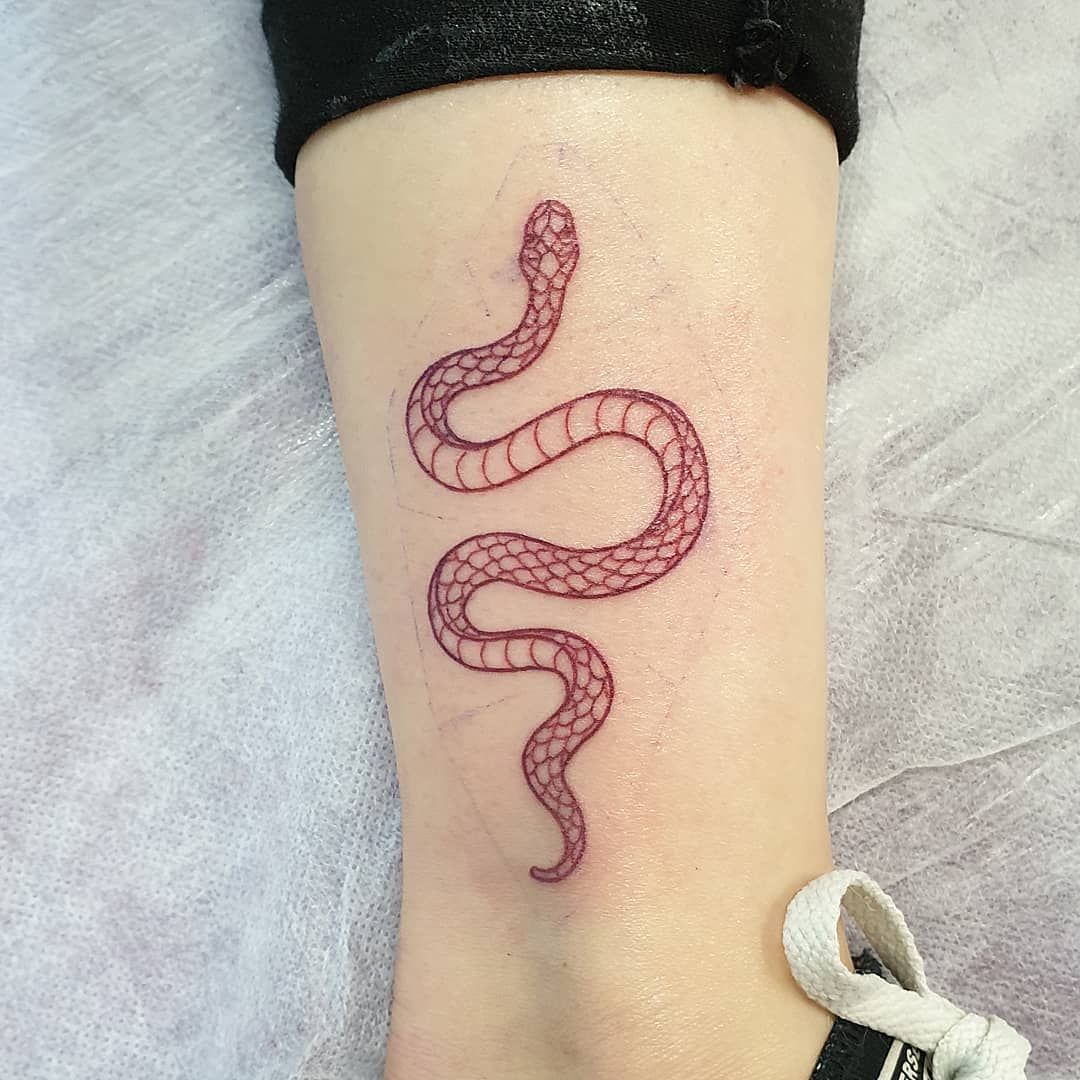 Snake Tattoo in Miniature