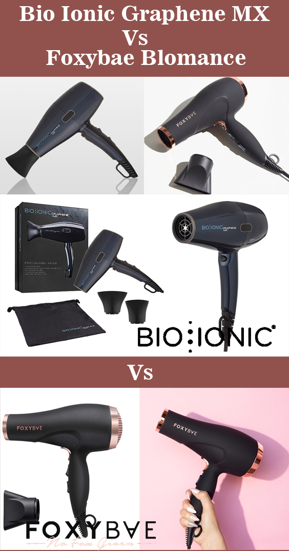 Bio Ionic Graphene MX vs Foxybae Blomance