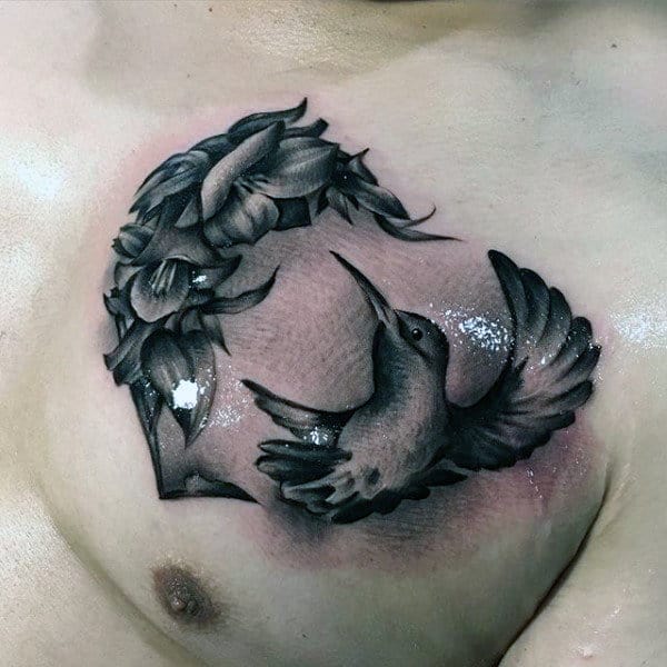 Hummingbird Heart Tattoo