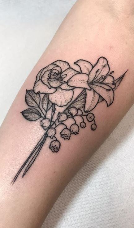 Lily And Rose Tattoo