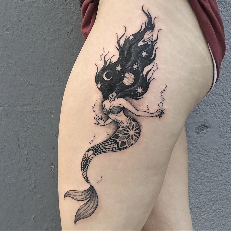 12 Amazing Ideas for Mermaid Tattoos Top Beauty Magazines