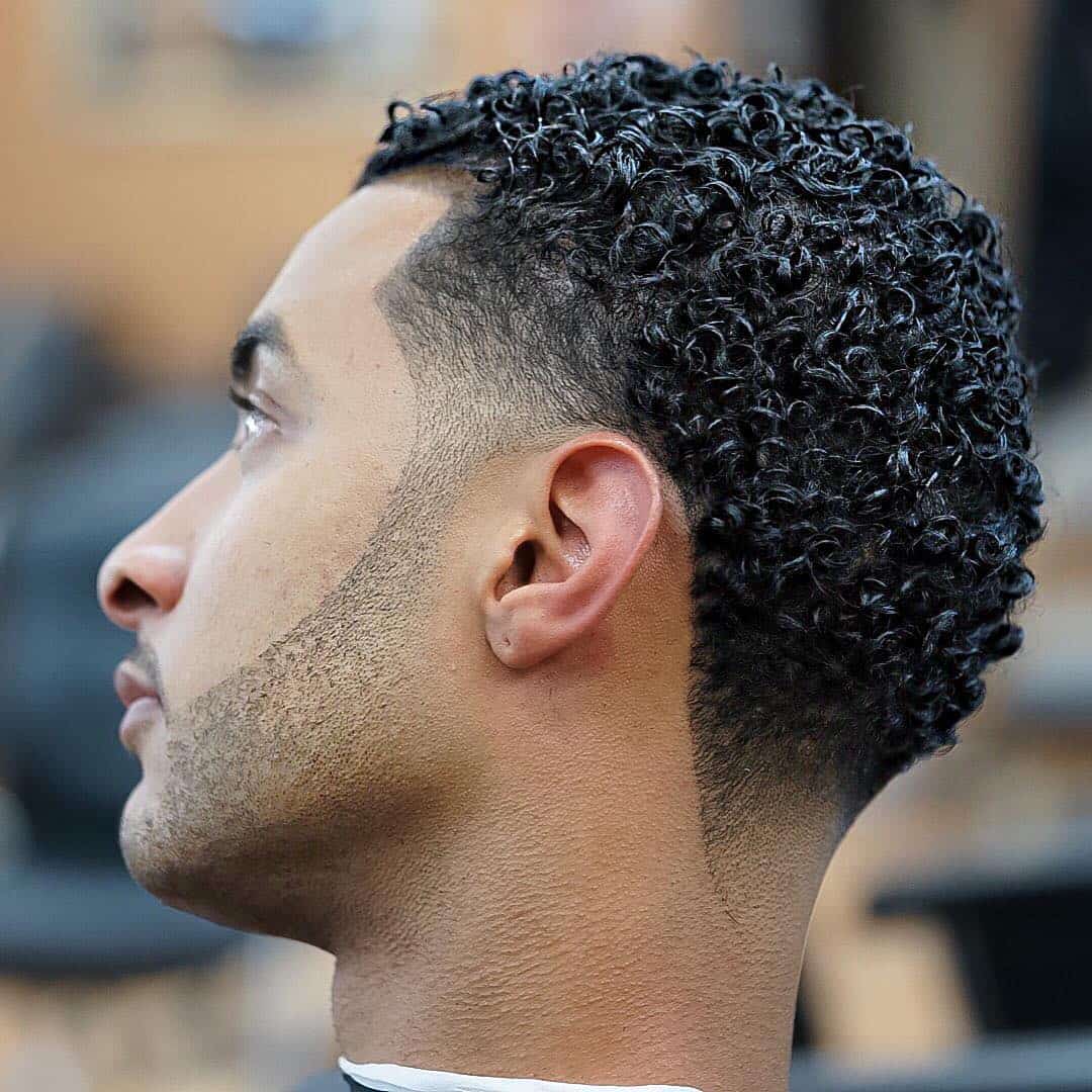 faded Tapered curls