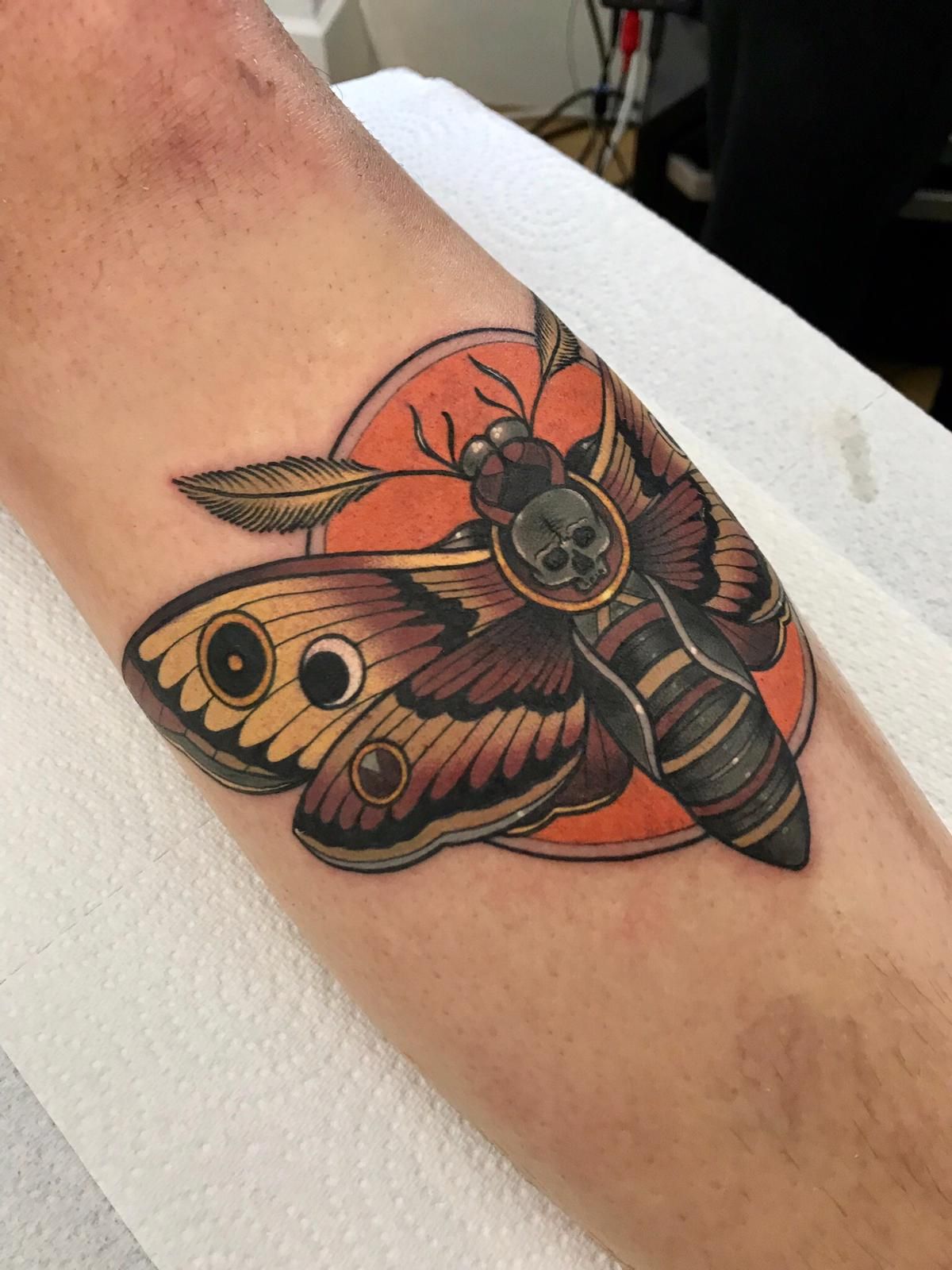 3. Death Moth Tattoo