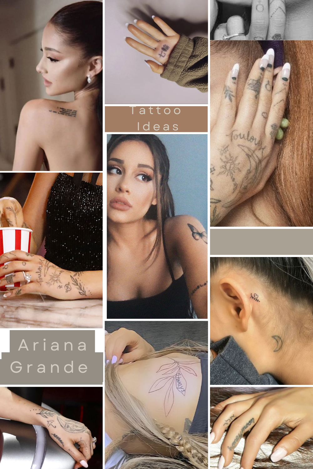 Ariana Grande's Best Tattoos - 39 Inspiring Ideas For Arinators Top Beauty Magazines