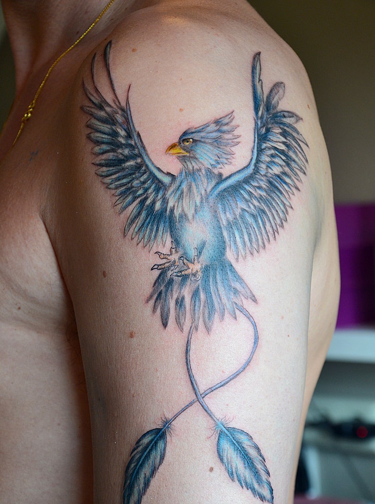 Cute Phoenix Tattoo