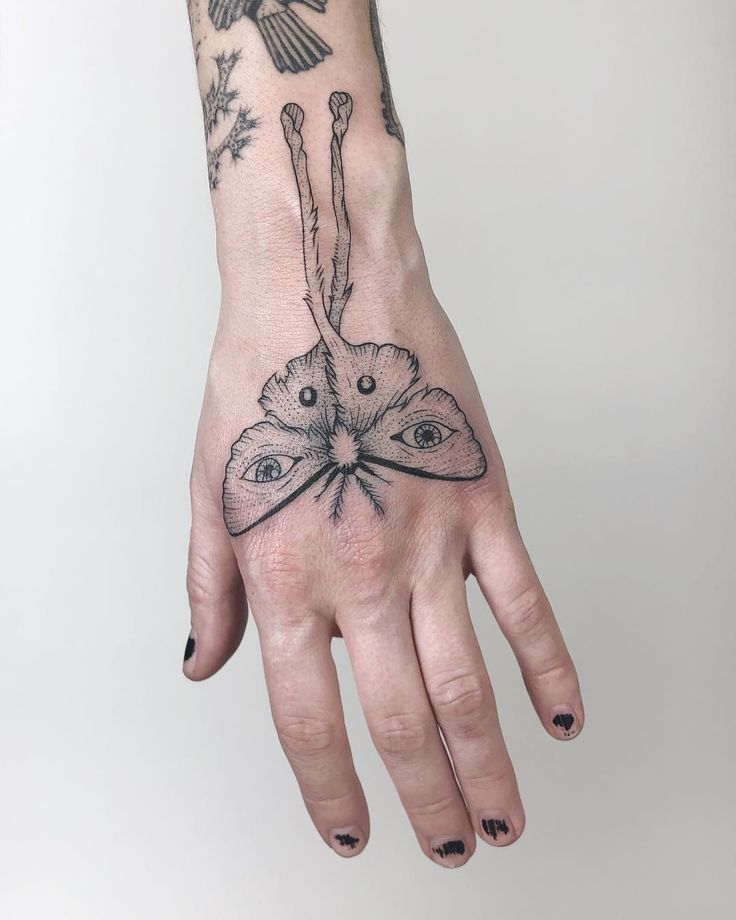 Moth Hand Ink