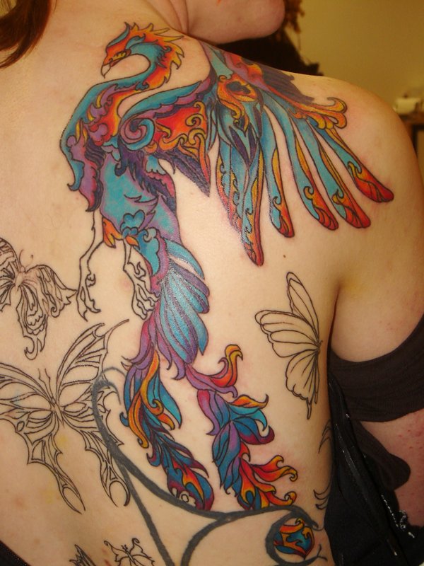 Oriental Phoenix Tattoo