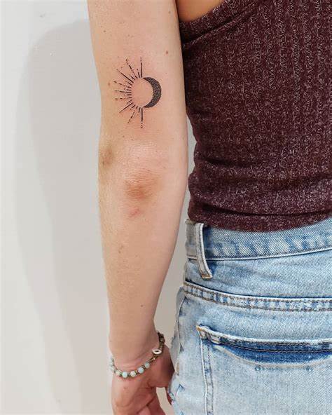25 Sun and Moon Tattoo Design Ideas  Moon tattoo designs Tattoos for  daughters Tattoo designs