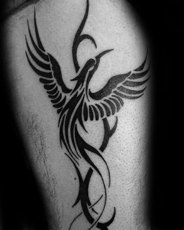 Tribal Phoenix Tattoo