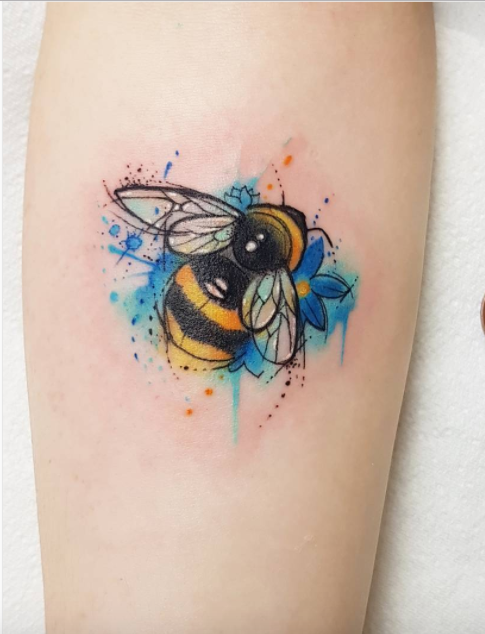 30 Bee Tattoo Ideas for Good Luck, and Prosperity Top Beauty Magazines