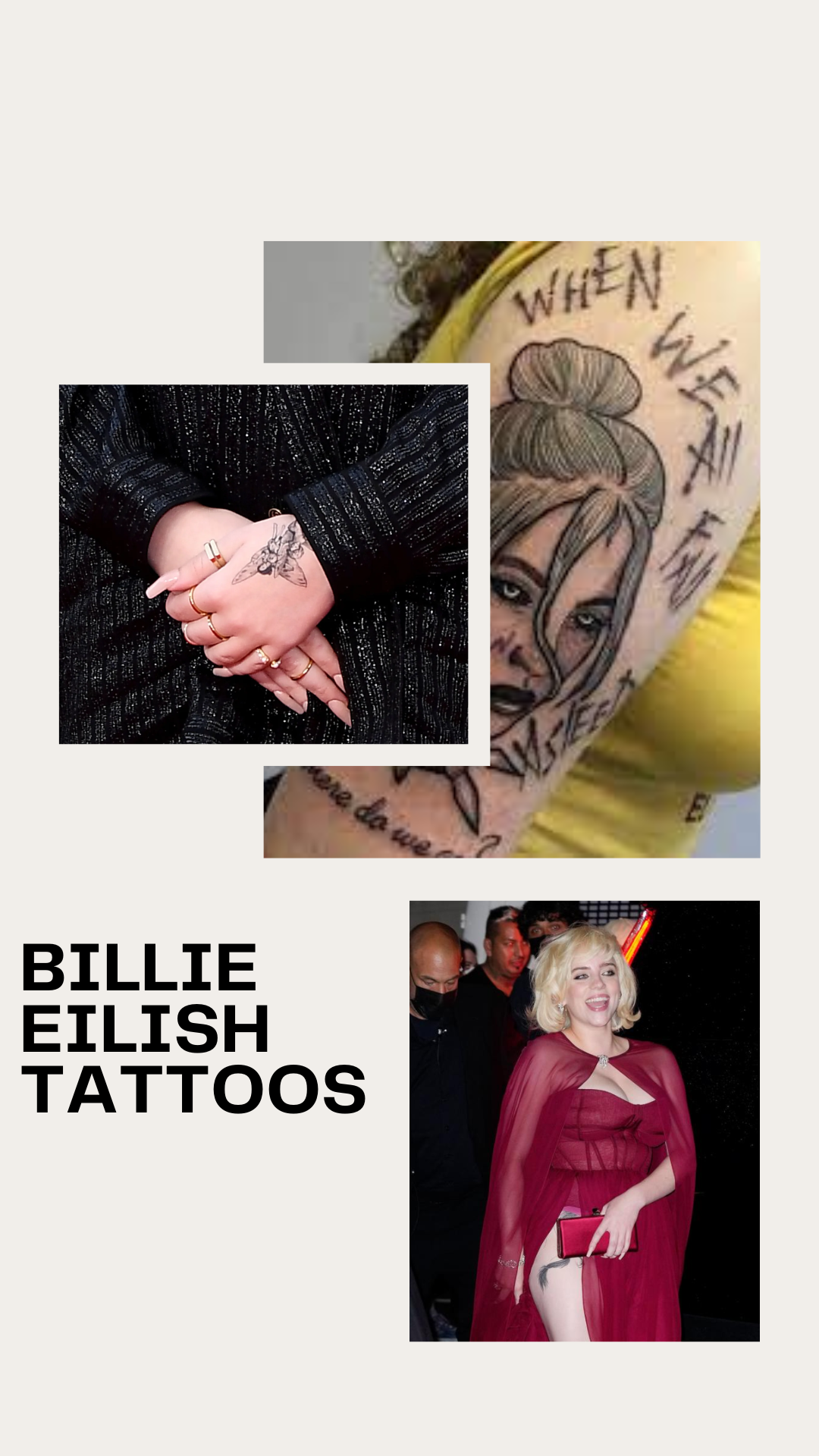 Billie Eilish Tattoos - A Guide to All her Tattoos Along With Unique Tattoo Ideas for Fans Top Beauty Magazines