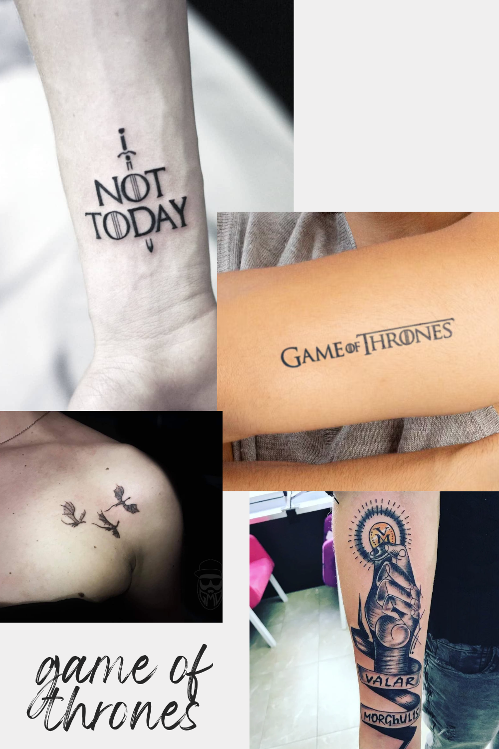 Thrones & Needles: Tattooing the Game of Thrones Universe Top Beauty Magazines