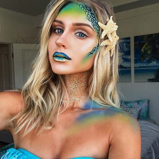 8+ Stunning Mermaid Makeup Looks for Halloween 2023 – De'lanci Beauty