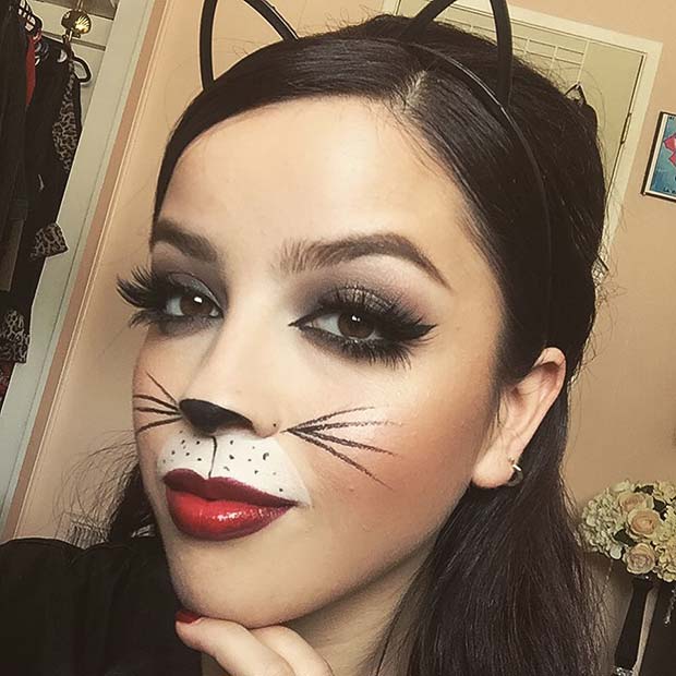 Cat Halloween Makeup