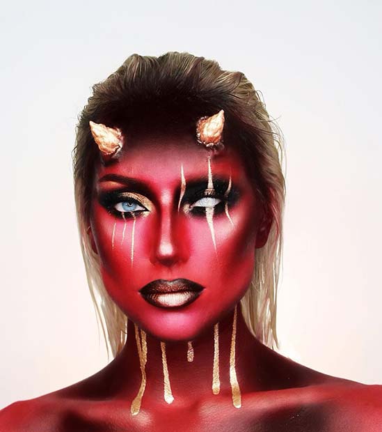 Dare to Be Dark: Sinfully Stylish Devil Makeup Ideas For Halloween 2023 Top Beauty Magazines