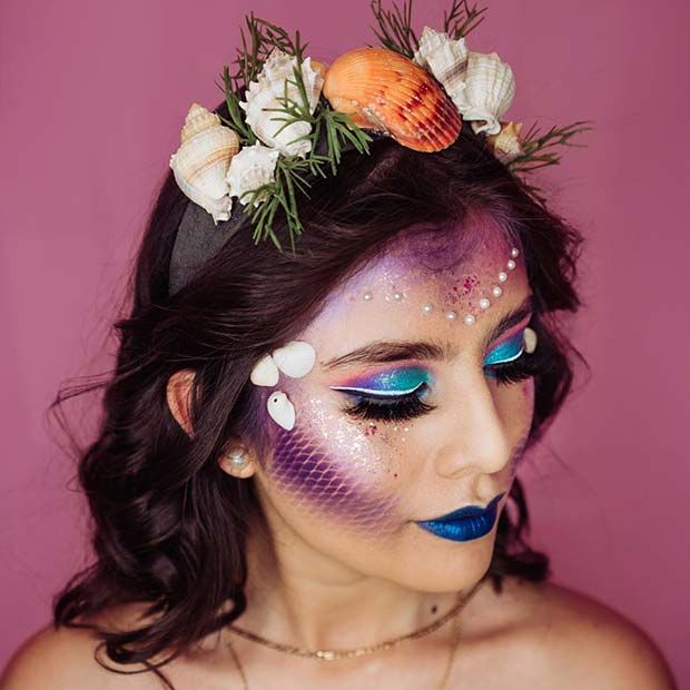 8+ Stunning Mermaid Makeup Looks for Halloween 2023 – De'lanci Beauty