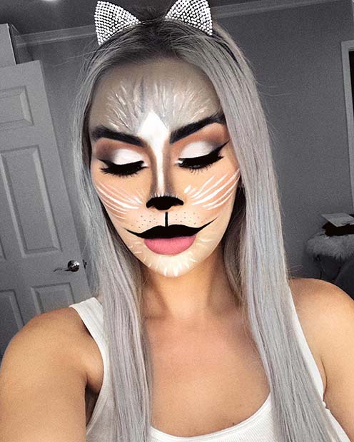 Cat Halloween Makeup