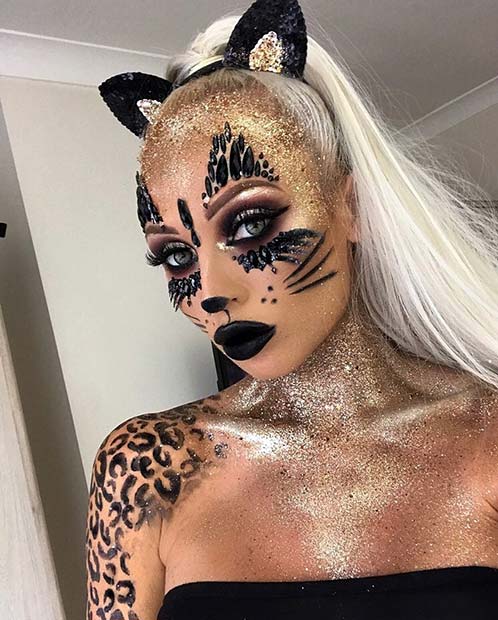 Cat Halloween Makeup