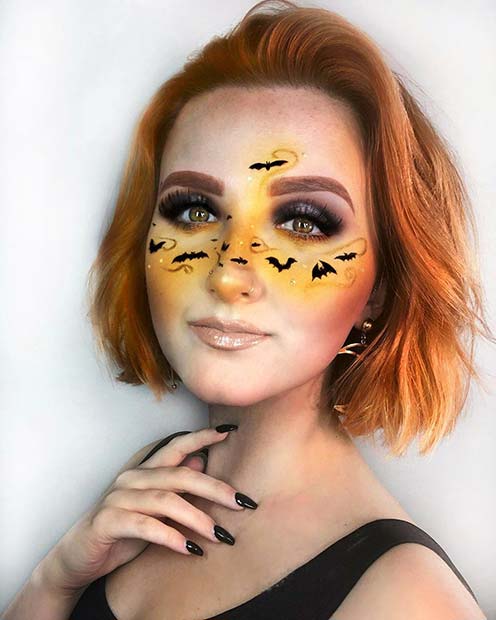 Vibrant-Bat-Makeup-Idea