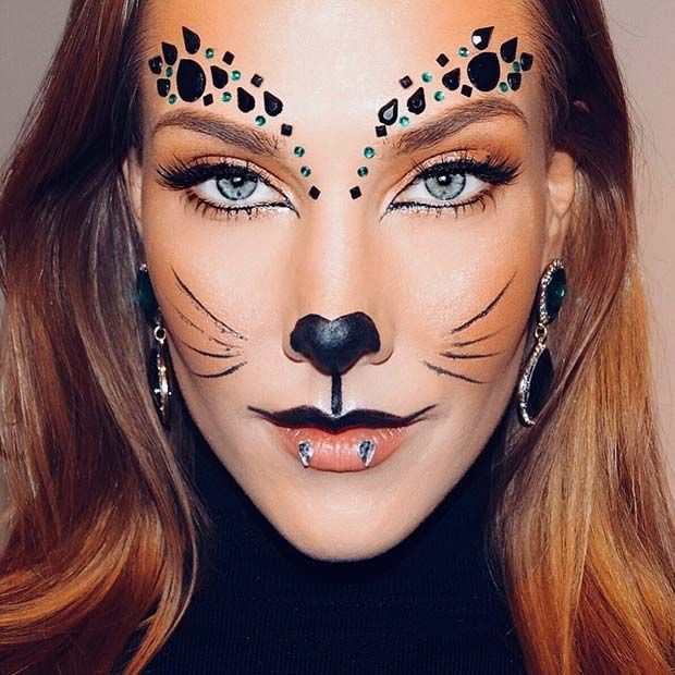 Cat Halloween Makeup