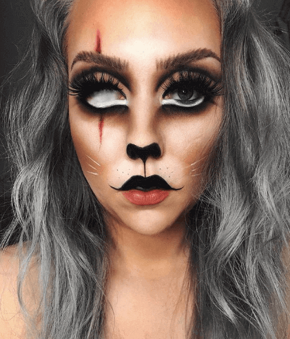 Cat Halloween Makeup