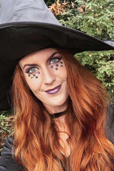 witch halloween makeup