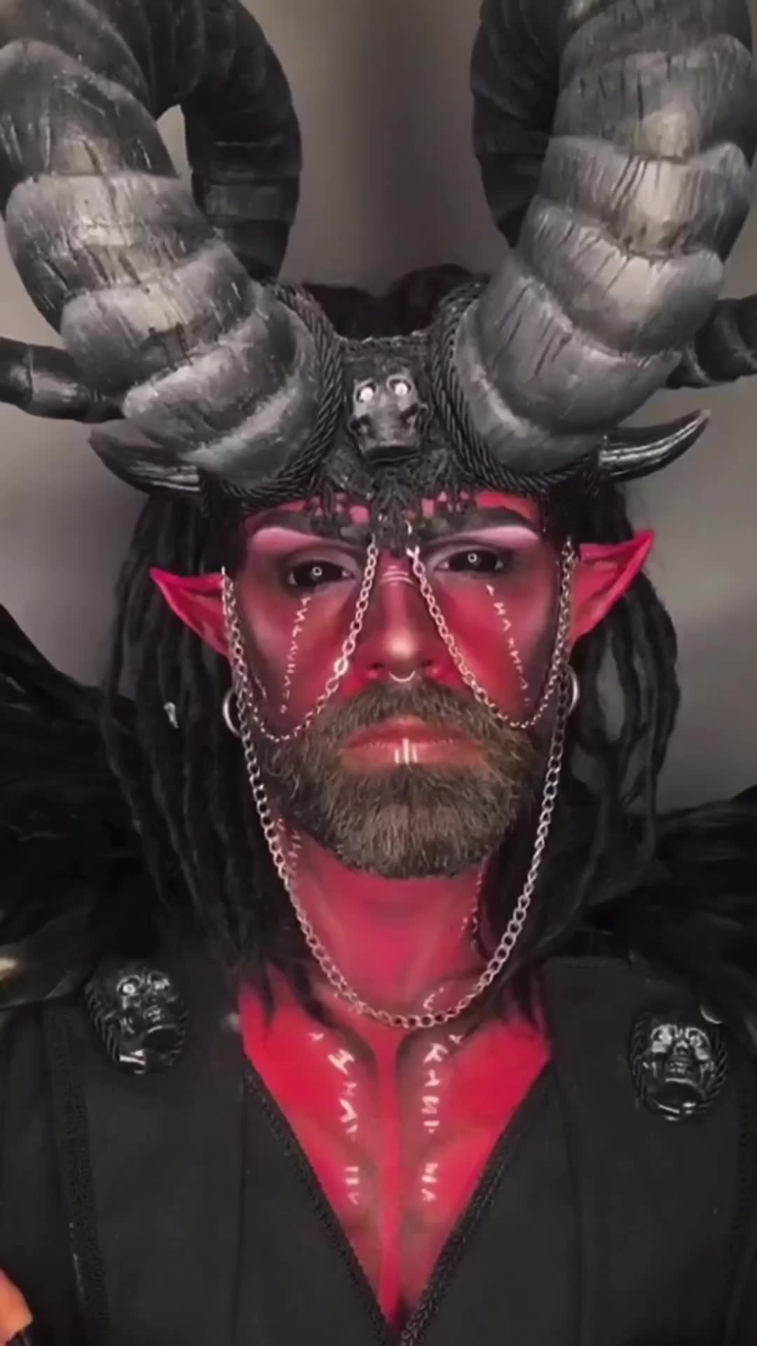 Demon Halloween Makeup