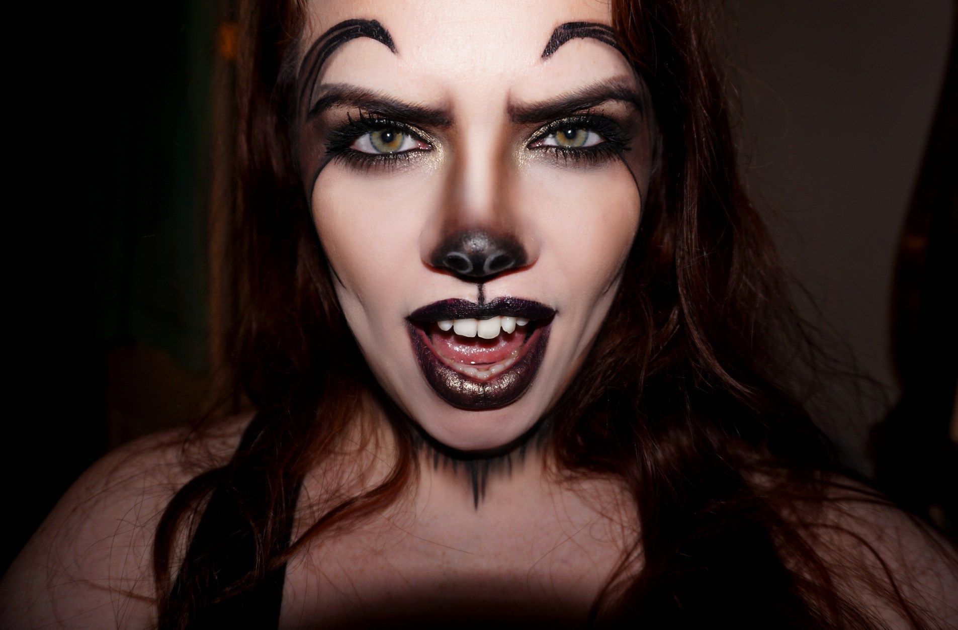 Bat Halloween Makeup