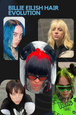 Billie Eilish Hair Colour- From Childhood to Latest Look Top Beauty ...