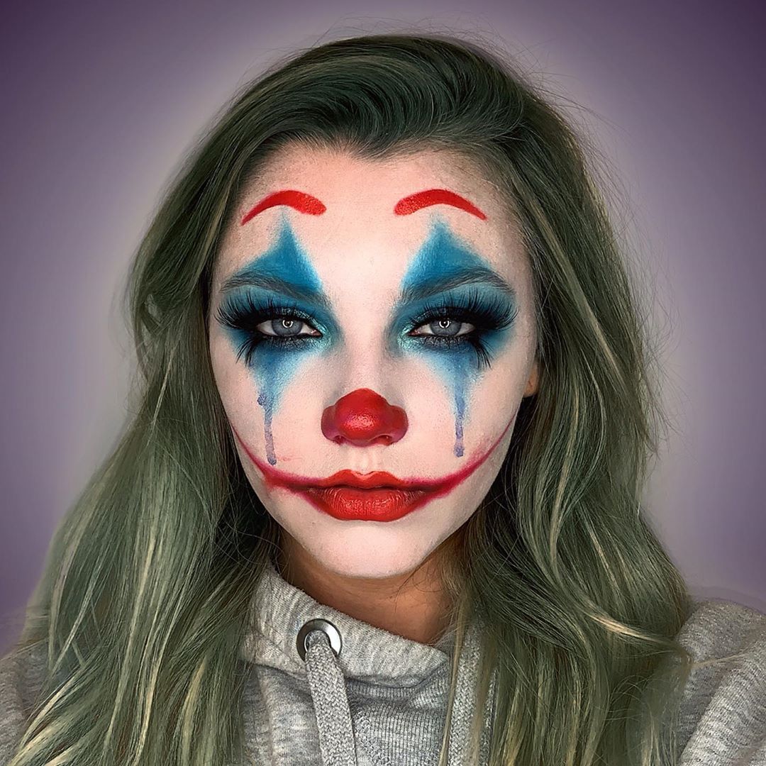 Creepy Clown Makeup For Halloween 