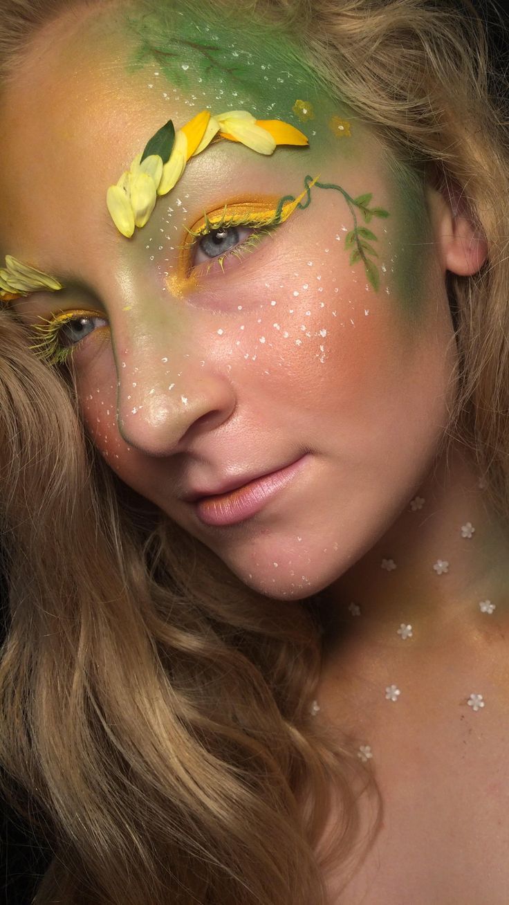 Garden Fairy Makeup For Halloween 