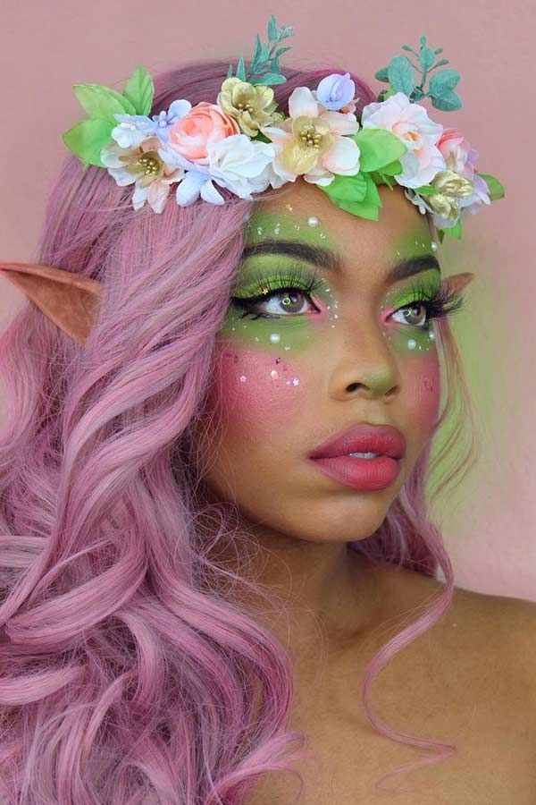 Magical Fairy makeup for Halloween 