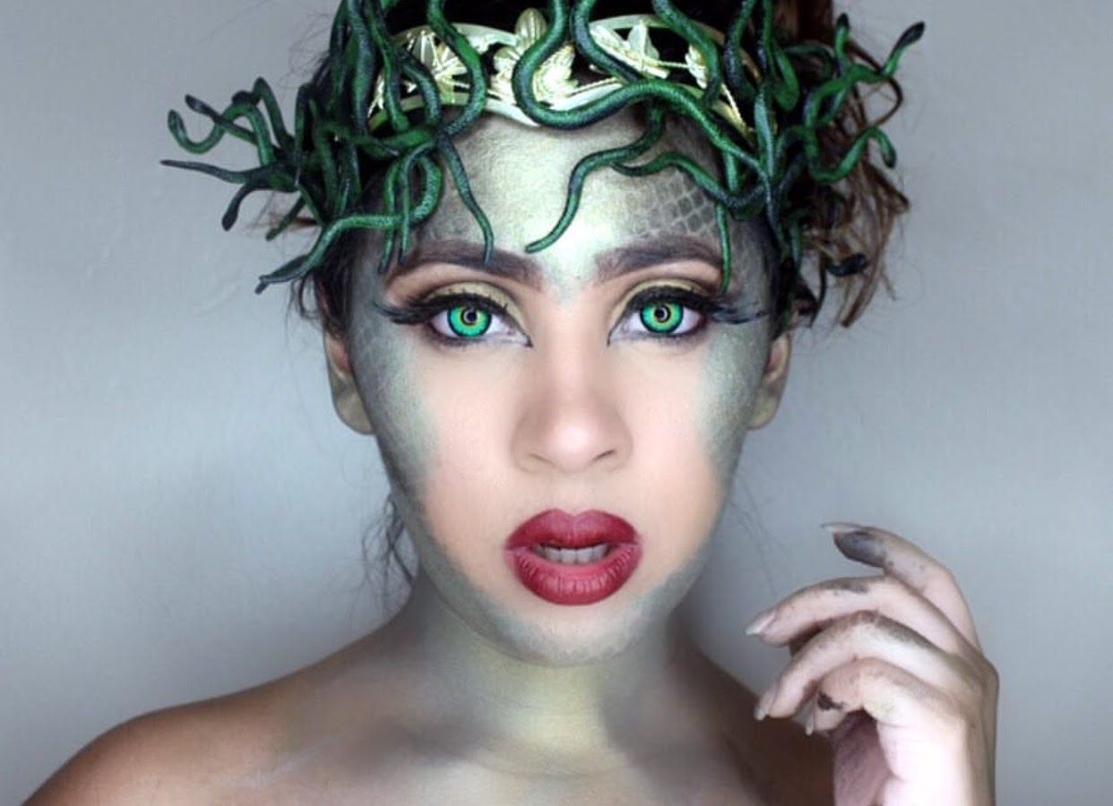 Medusa Makeup For Halloween 