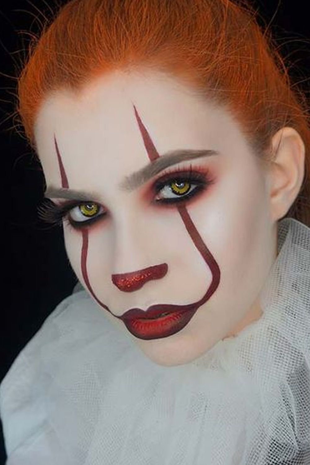 Pennywise (IT) Makeup For Halloween 