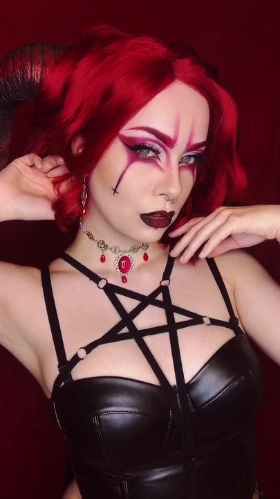 Demon Halloween Makeup