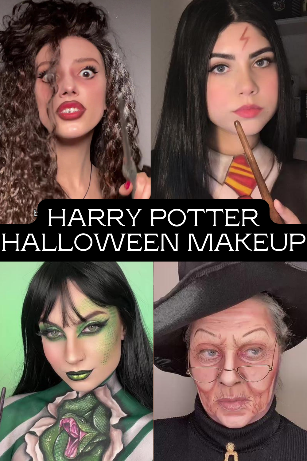 harry potter Halloween makeup