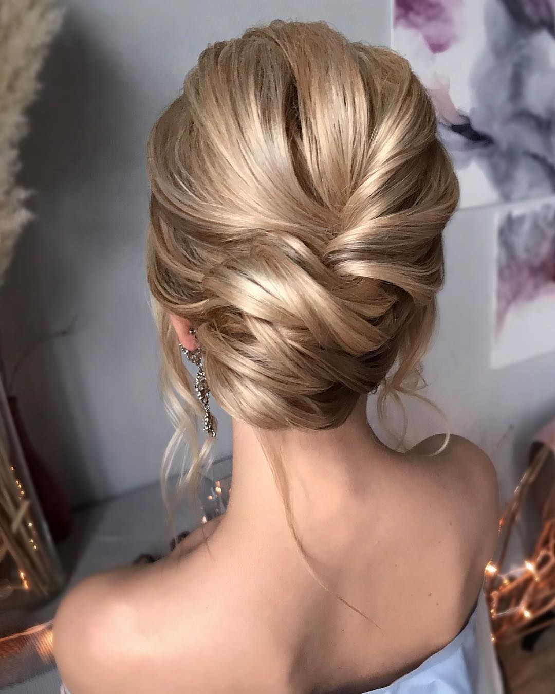 Romantic Updo for Masquerade Ball Hairstyle