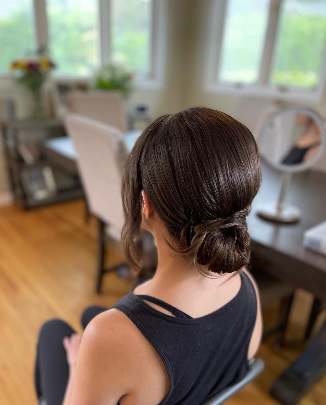 Quinceanera Bun Hairstyle 