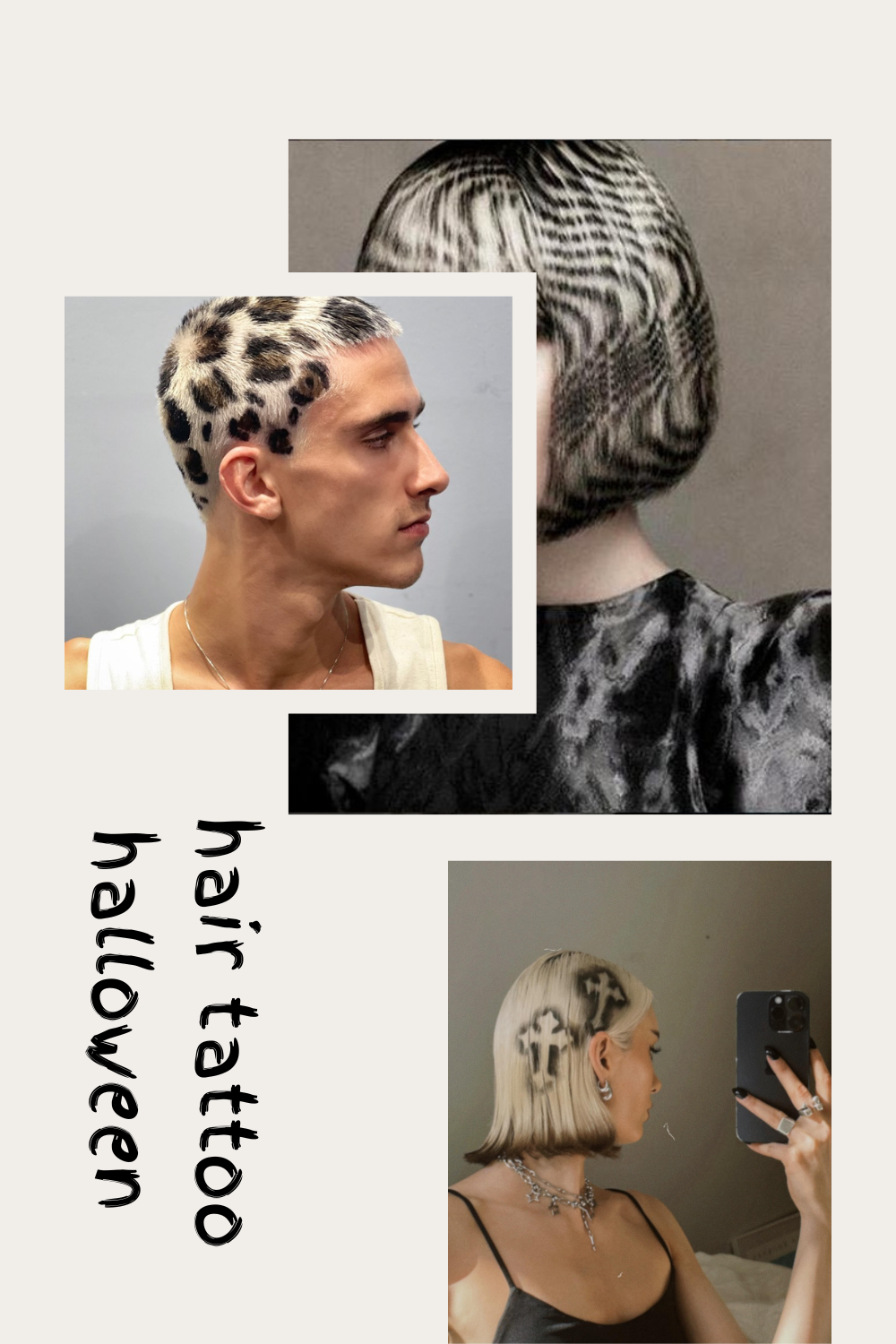 Ghoul-Approved Hair Stencils for a Boo-tiful Halloween Hair Tattoos Top Beauty Magazines