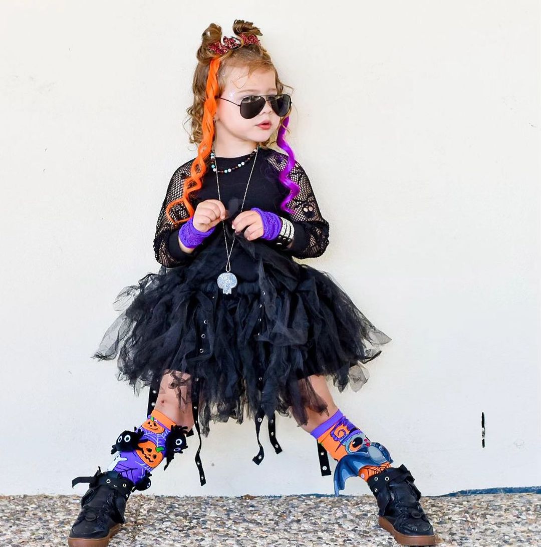 Halloween hairstyle fir kids