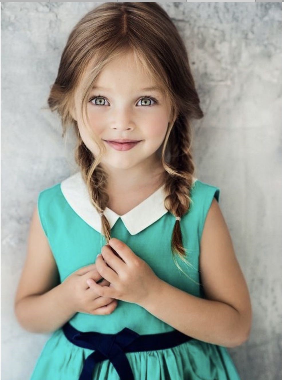 Braided Pigtails Hairstyle For Kids