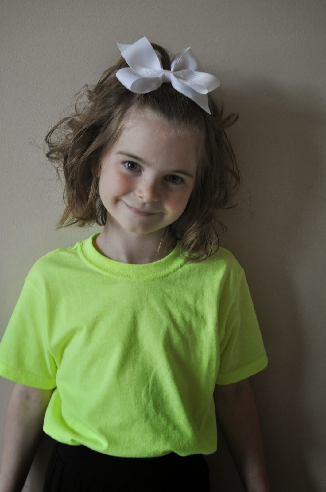 Half up Half Down With A ribbon Bow Hairstyle For Kids