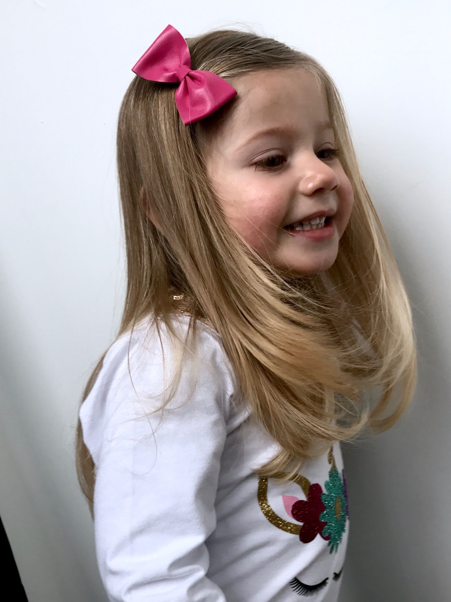 Pinned Hairstyle For Kids